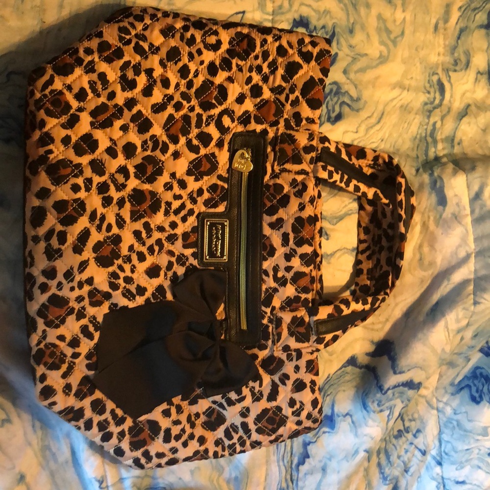 Betsy Johnson cheetah tote